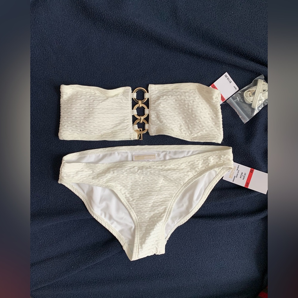 Michael Kors Swimsuit Bikini 2pc set XS